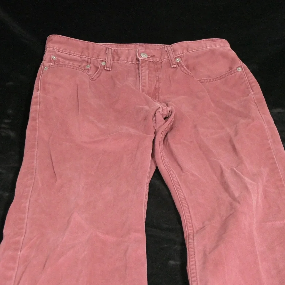 Levis Mens 514 Jeans 32x30 Red Faded Americana Gorpcore Streetwear Straight Leg